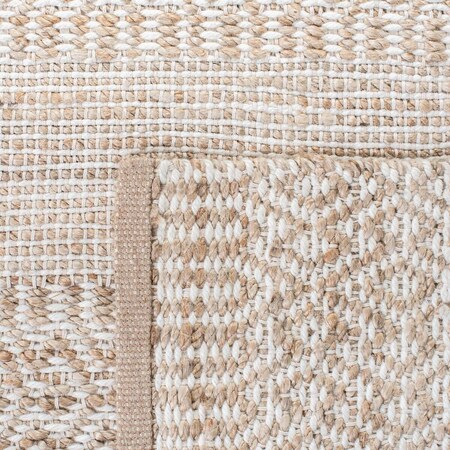 Safavieh 6 x 6 ft. Natural Fiber Hand Woven Square Area Rug Natural & Ivory NF829A-6SQ